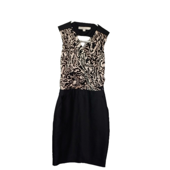 REISS Surplice Mini Dress - Picture 1 of 6